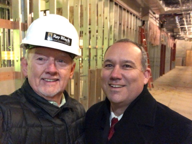 George Bray tours the Paducah Innovation Hub with Dr. Donald Shively